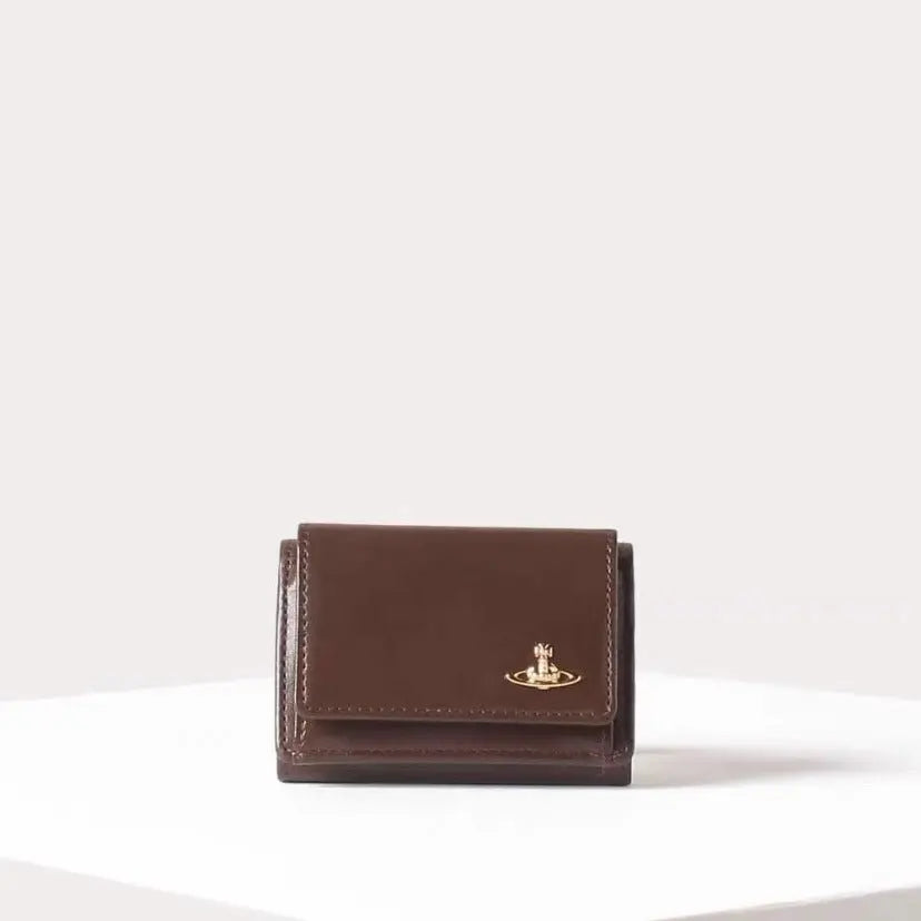 Trifold card holder cowhide card holder wallet solid color long - Blade & Thread