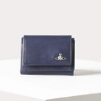 Trifold card holder cowhide card holder wallet solid color long nowadaysfashion