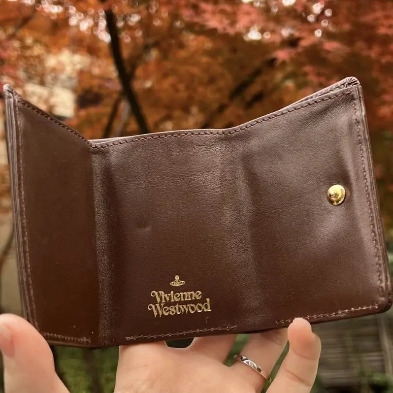Trifold card holder cowhide card holder wallet solid color long - Blade & Thread