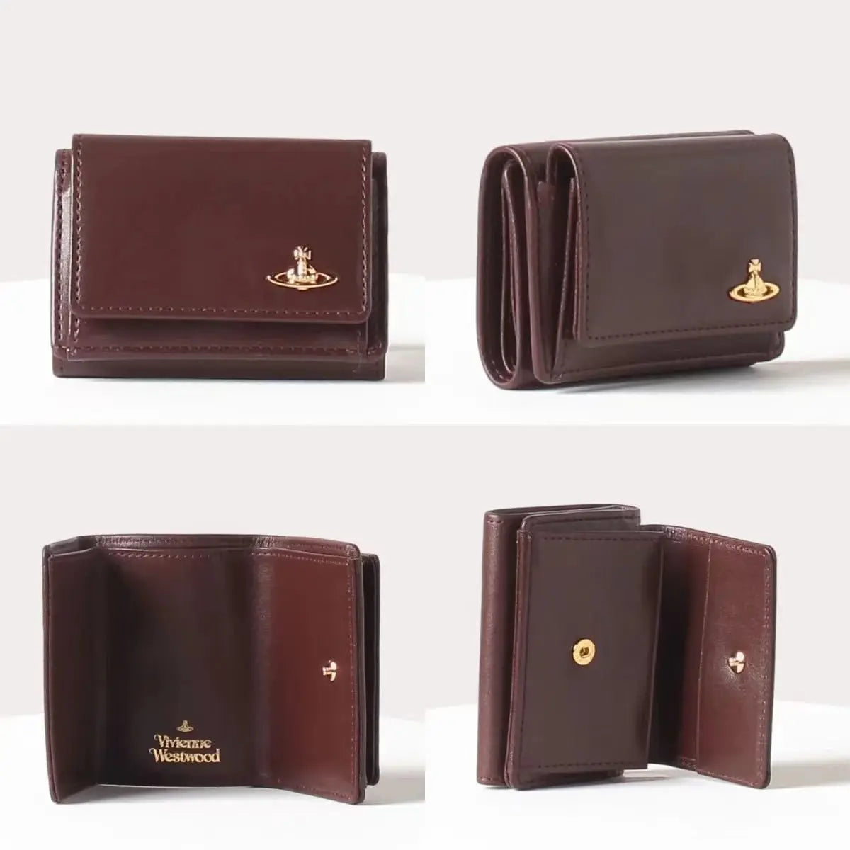 Trifold card holder cowhide card holder wallet solid color long - Blade & Thread