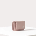 Trifold card holder cowhide card holder wallet solid color long nowadaysfashion