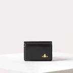 Trifold card holder cowhide card holder wallet solid color long nowadaysfashion