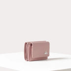 Trifold card holder cowhide card holder wallet solid color long nowadaysfashion