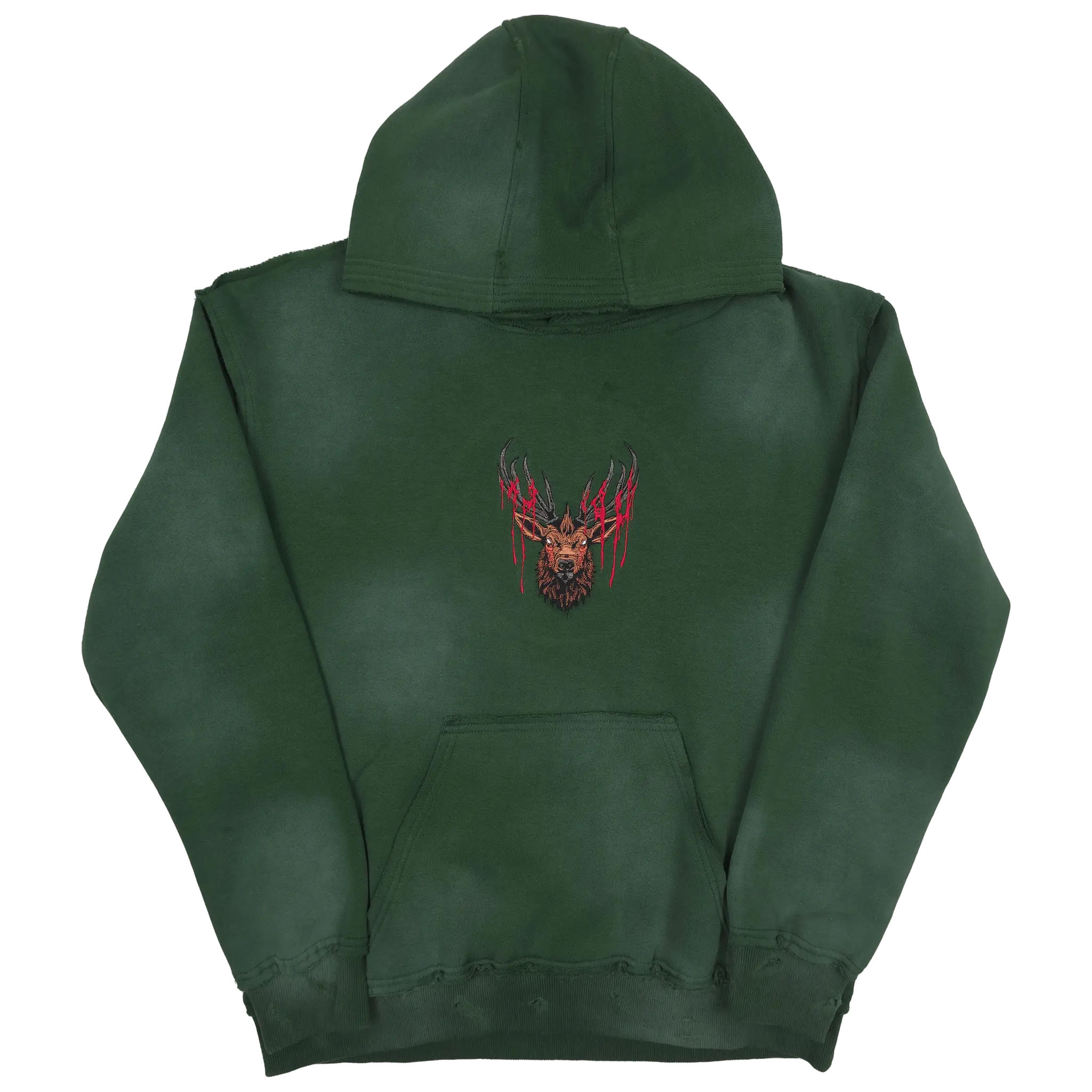 Trophy Pullover Hoodie Green Any Means Necessary Clothing