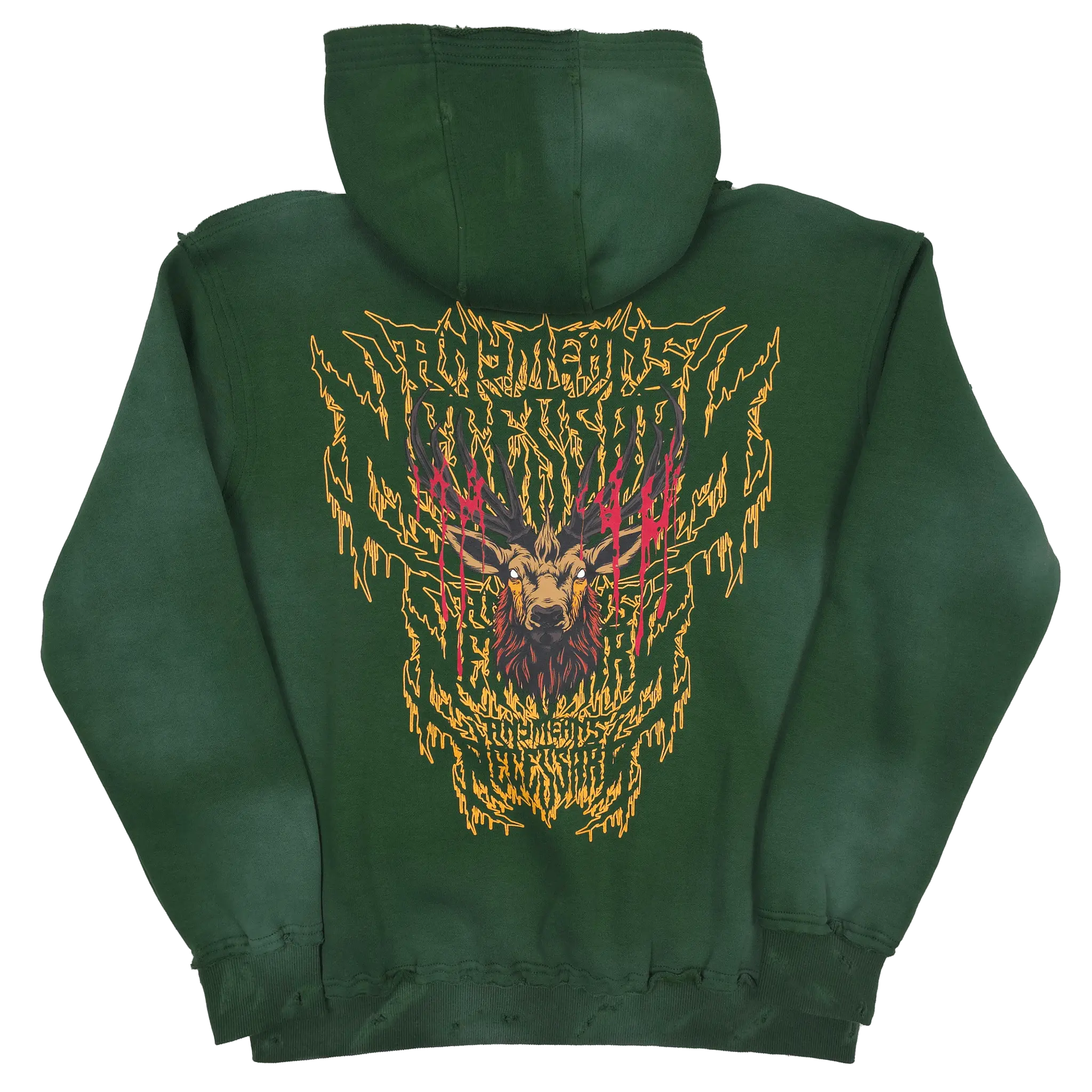Trophy Pullover Hoodie Green Any Means Necessary Clothing