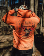 Trophy Pullover Hoodie Orange Any Means Necessary Clothing