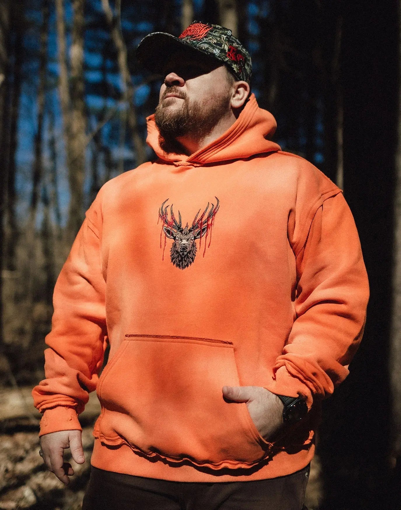 Trophy Pullover Hoodie Orange - Blade & Thread