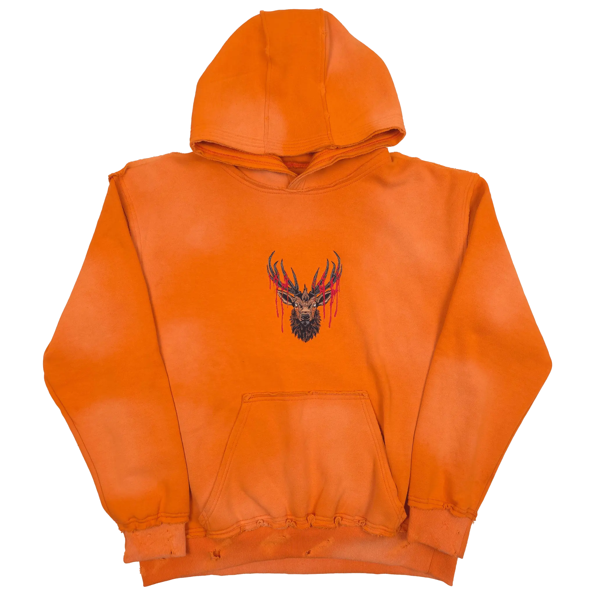 Trophy Pullover Hoodie Orange Any Means Necessary Clothing