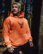 Trophy Pullover Hoodie Orange Any Means Necessary Clothing