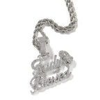 Truly Blessed Praying Hands Pendant Letter Necklace nowadaysfashion