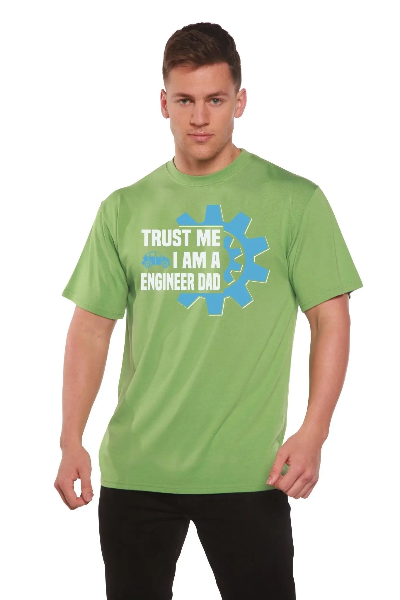 Trust Me I'm a Engineer Dad Men's Bamboo Viscose/Organic Cotton Short Sleeve Graphic T-Shirt - Blade & Thread