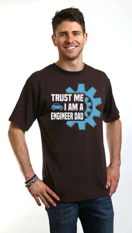 Trust Me I'm a Engineer Dad Men's Bamboo Viscose/Organic Cotton Short Sleeve Graphic T-Shirt - Blade & Thread