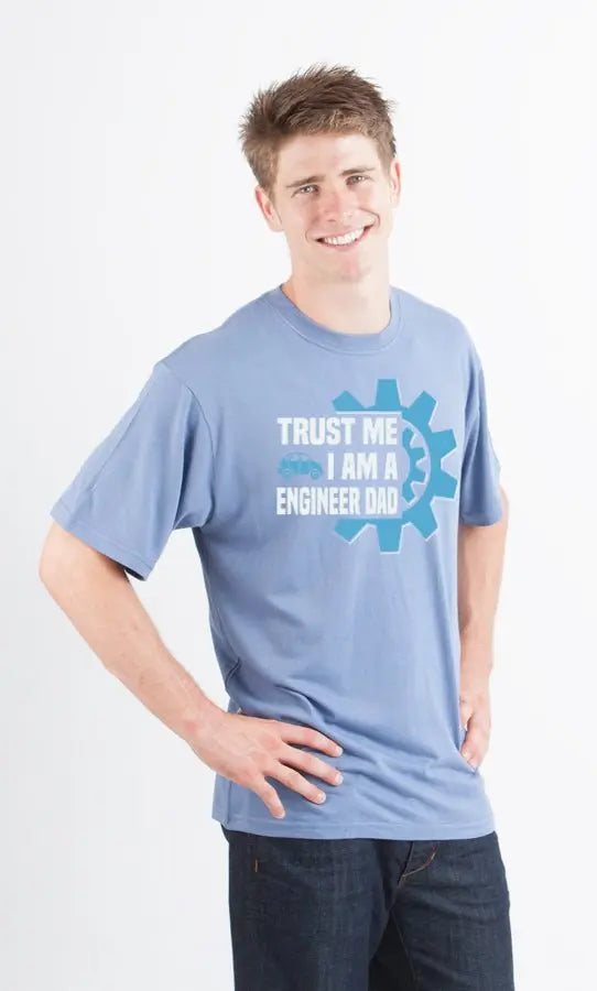 Trust Me I'm a Engineer Dad Men's Bamboo Viscose/Organic Cotton Short Sleeve Graphic T-Shirt - Blade & Thread