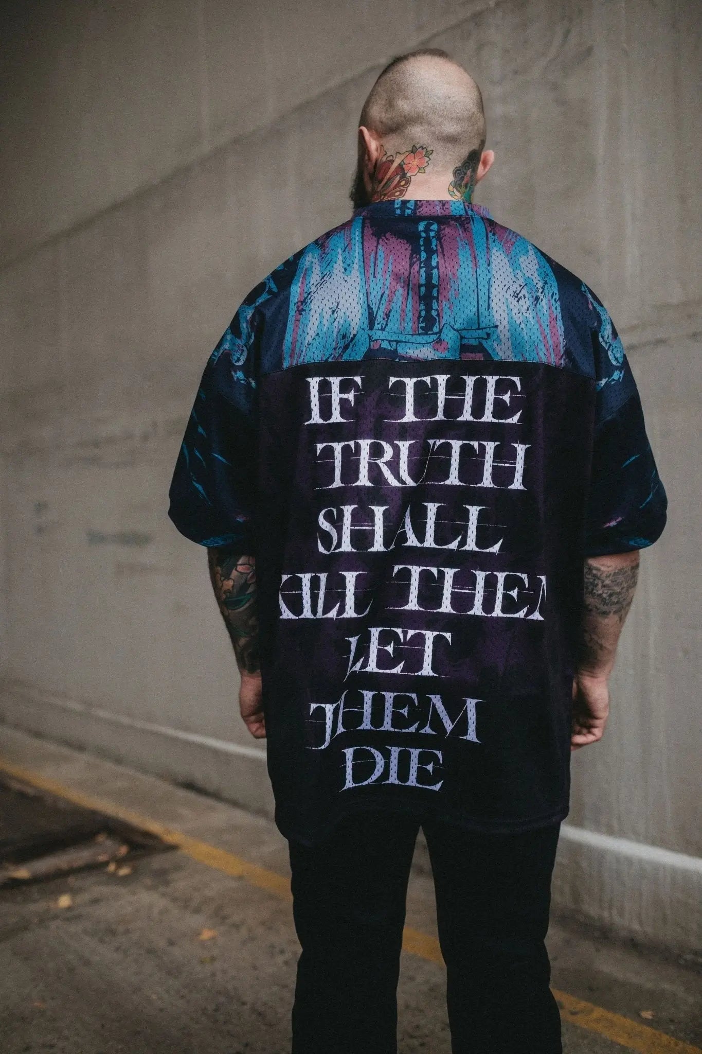 Truth Shall Kill Oversized Jersey Any Means Necessary Clothing