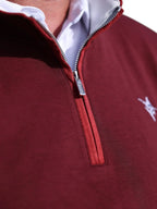 Turnberry Quarter Zip Smooth Knit White Water Life