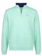 Turnberry Quarter Zip Smooth Knit White Water Life