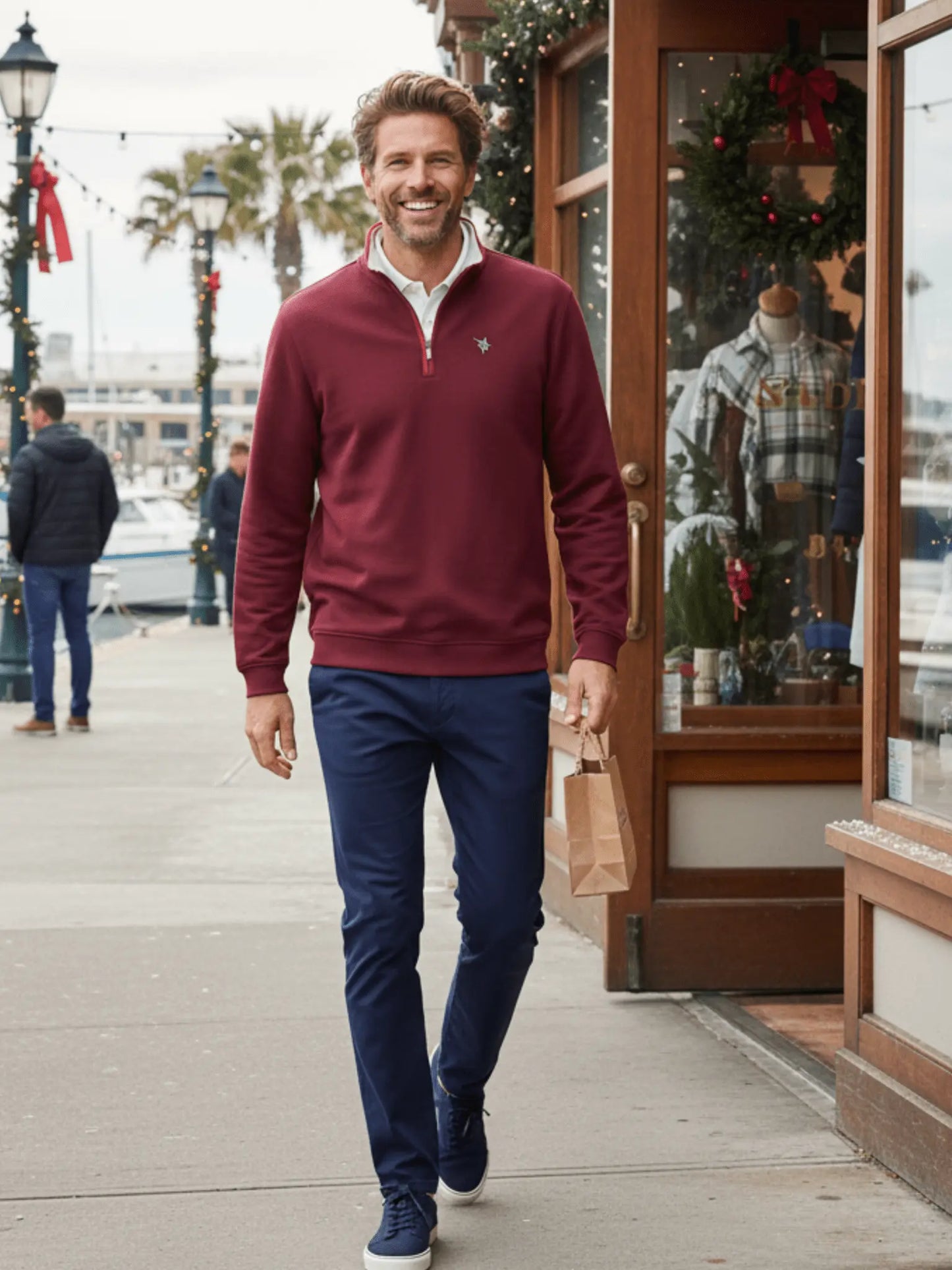 Turnberry Quarter Zip Smooth Knit - Blade & Thread