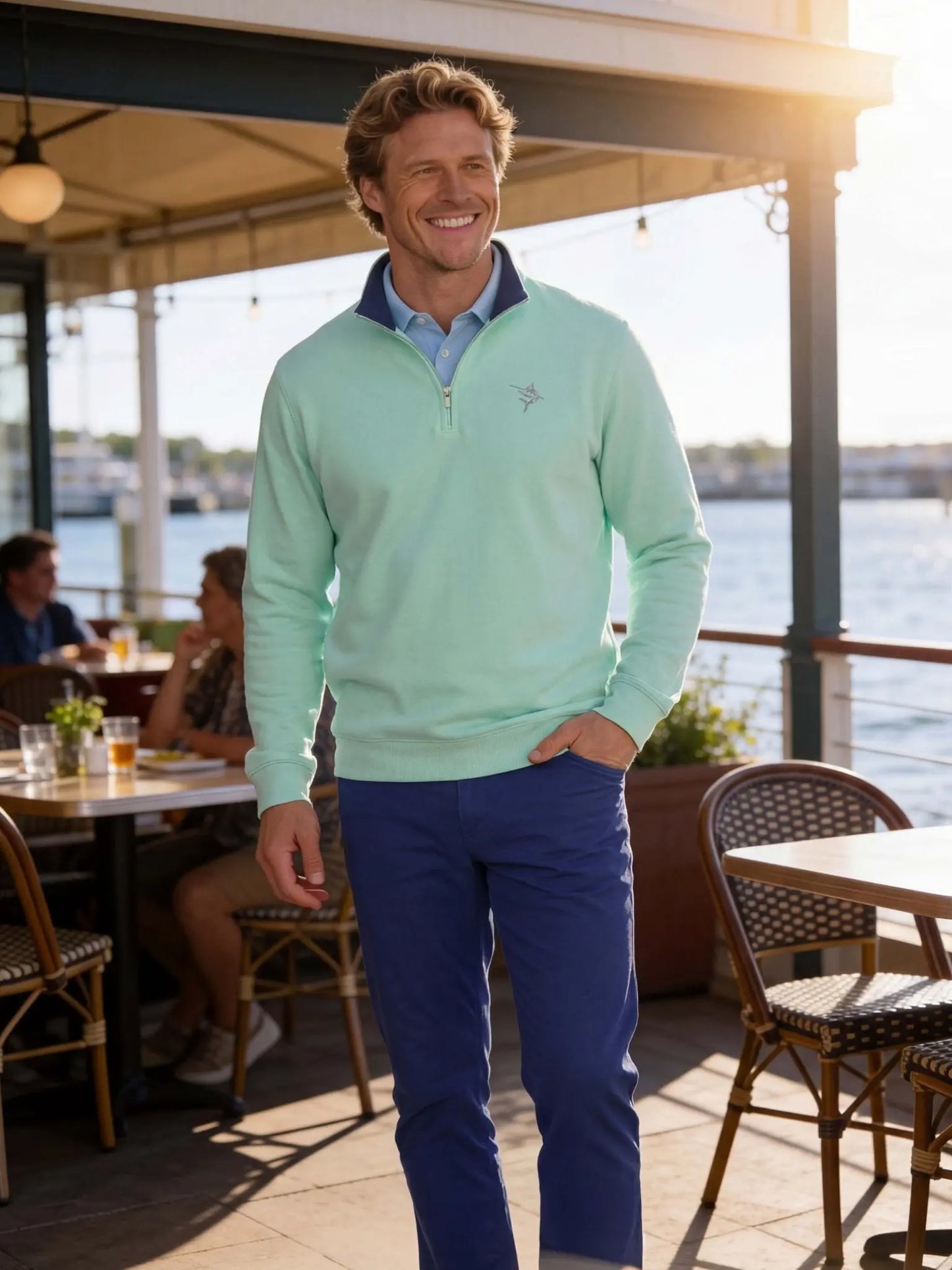 Turnberry Quarter Zip Smooth Knit - Blade & Thread