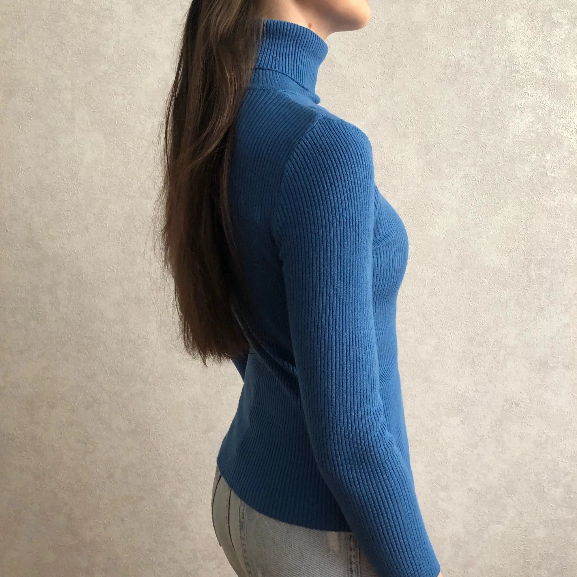 Turtleneck Women Sweaters Autumn Winter Tops Slim Women Pullover Knitted Sweater nowadaysfashion