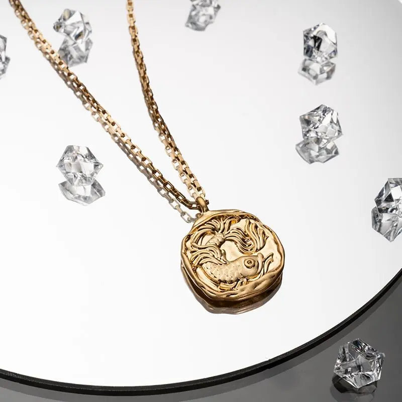 twelve zodiac signs necklace - Blade & Thread