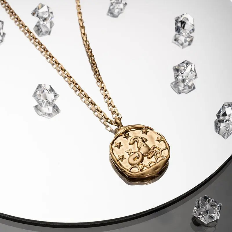 twelve zodiac signs necklace - Blade & Thread