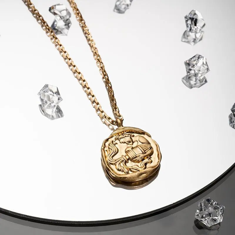 twelve zodiac signs necklace nowadaysfashion
