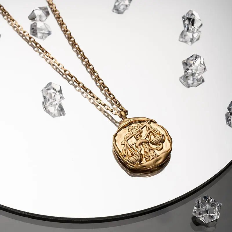 twelve zodiac signs necklace - Blade & Thread