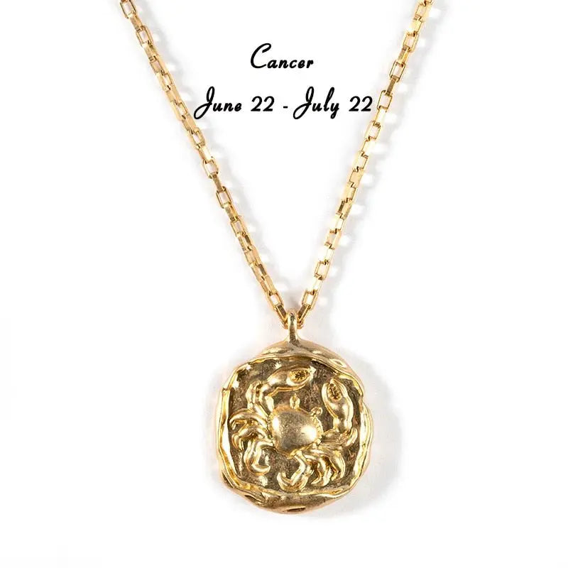 twelve zodiac signs necklace nowadaysfashion