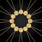 twelve zodiac signs necklace nowadaysfashion