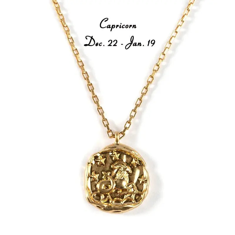 twelve zodiac signs necklace - Blade & Thread