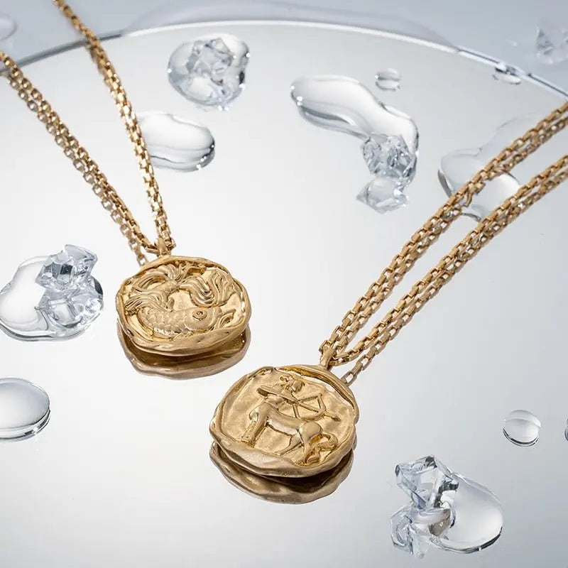 twelve zodiac signs necklace - Blade & Thread