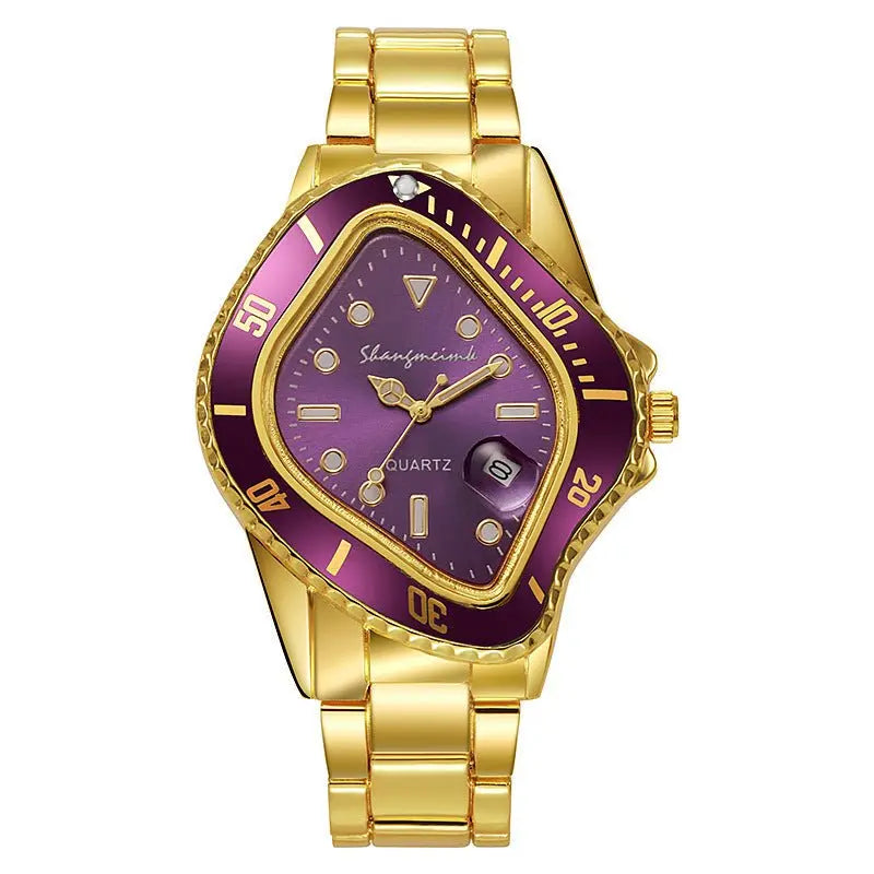 Twisted Submariner Set Alloy Steel Band Waterproof Casual Watch nowadaysfashion