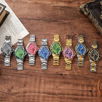 Twisted Submariner Set Alloy Steel Band Waterproof Casual Watch nowadaysfashion