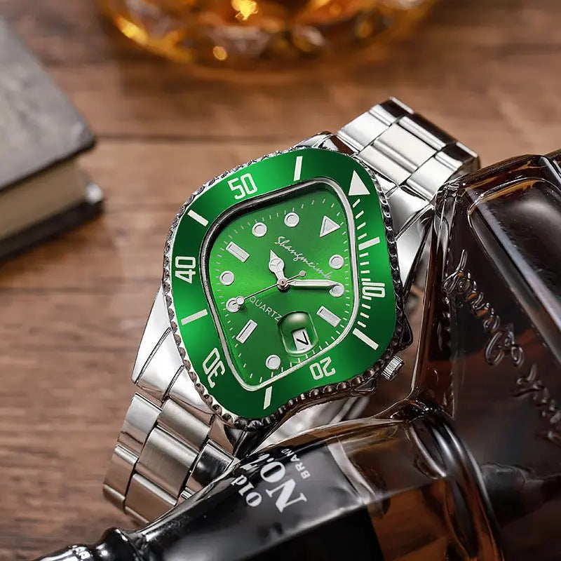 Twisted Water Ghost Green Water Ghost Men's Watch Quartz Watch - Blade & Thread