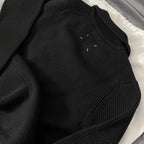 Two-way zipper high collar wool jacket nowadaysfashion