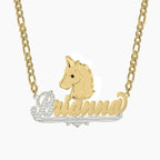 Unicorn Personalized Custom Name Necklace nowadaysfashion