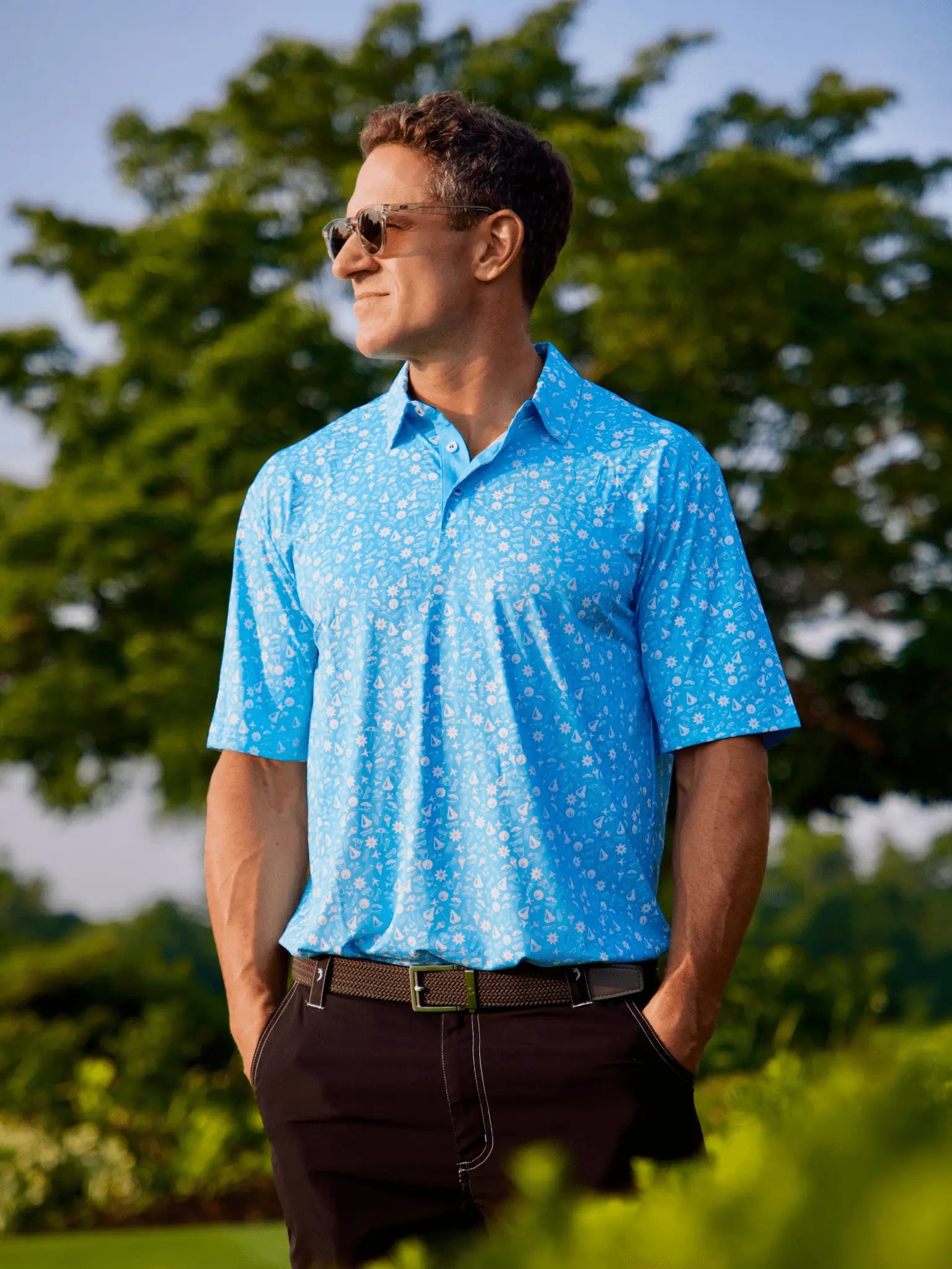 Vacation Performance Polo - Blade & Thread
