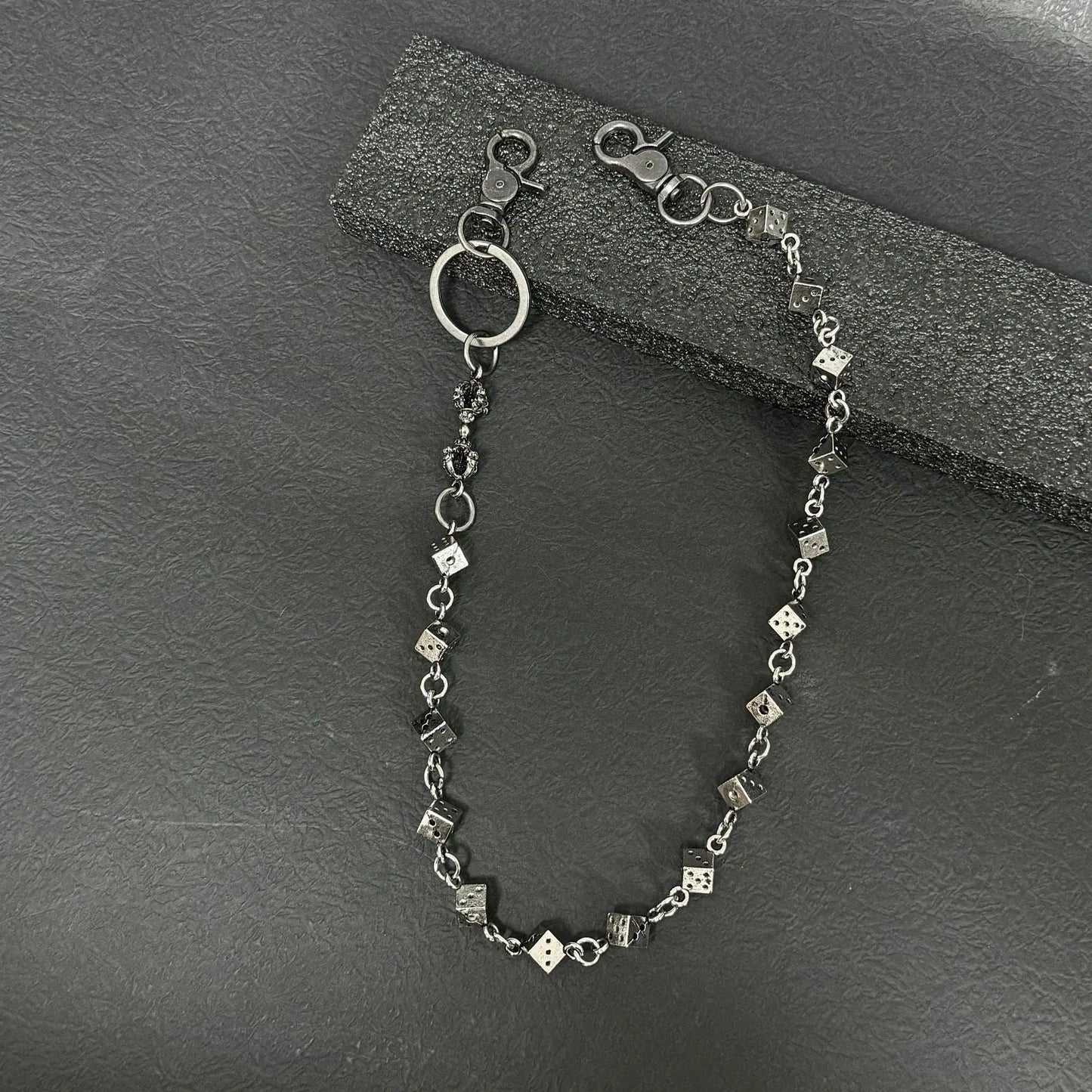 vajra dice metal waist chain - Blade & Thread