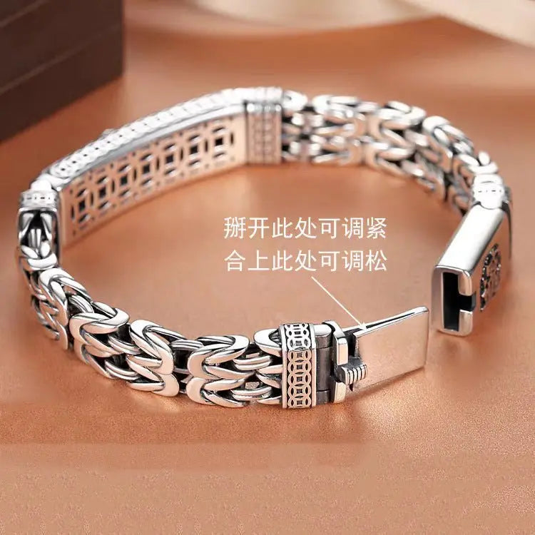 Vajra Rotating Braided Bracelet - Blade & Thread