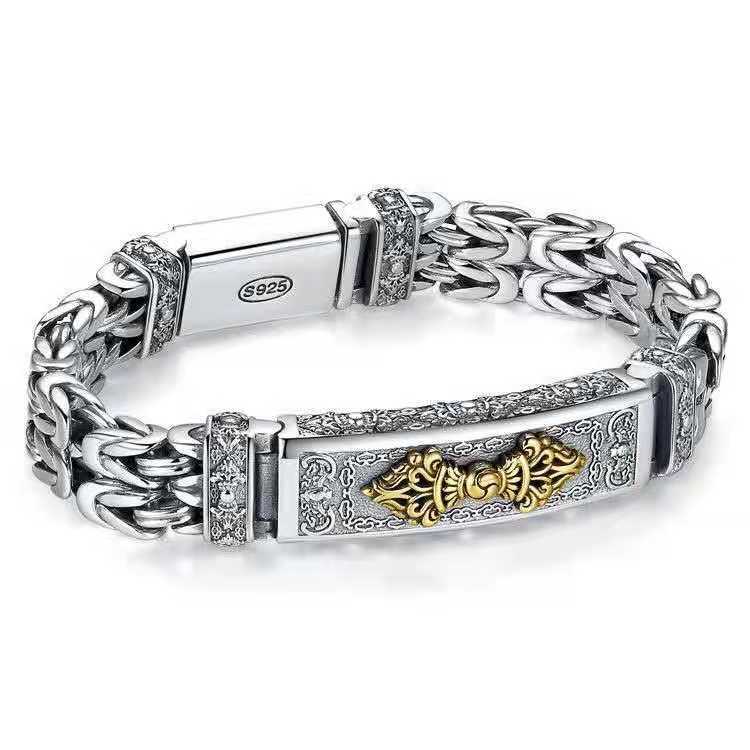 Vajra Rotating Braided Bracelet - Blade & Thread