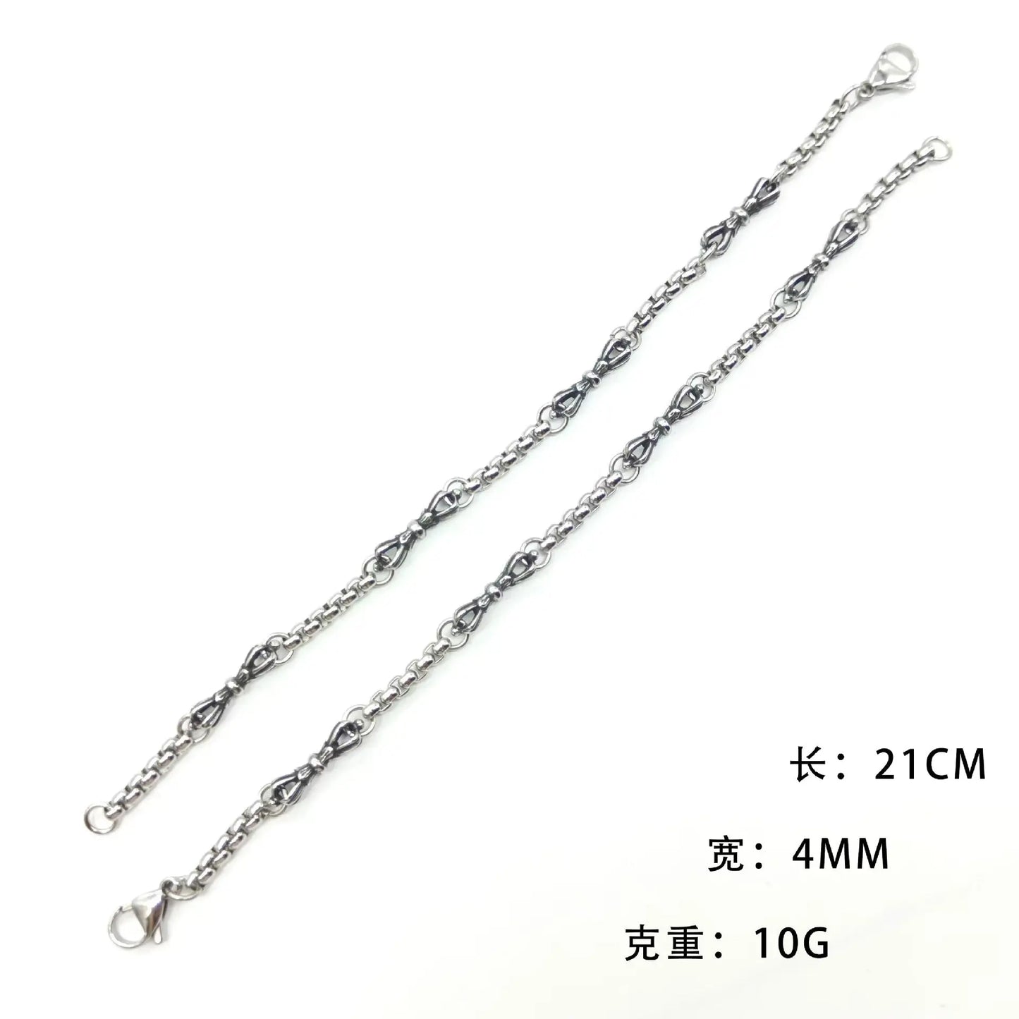 Vajra stainless steel retro simple bracelet - Blade & Thread
