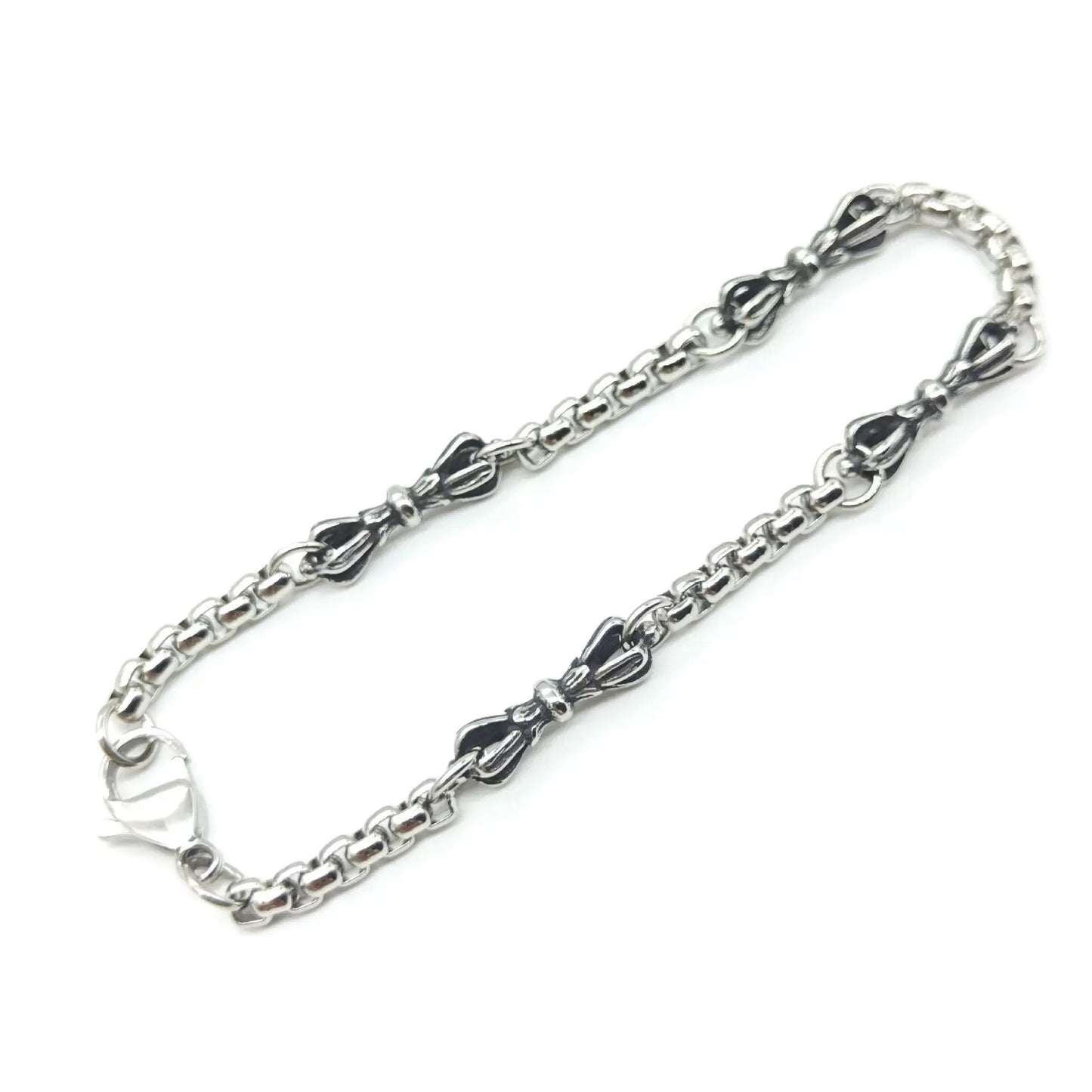Vajra stainless steel retro simple bracelet - Blade & Thread