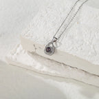 Valentine's Day Gift Photo Custom Projection Necklace Simple  Shaped Projection Necklace nowadaysfashion
