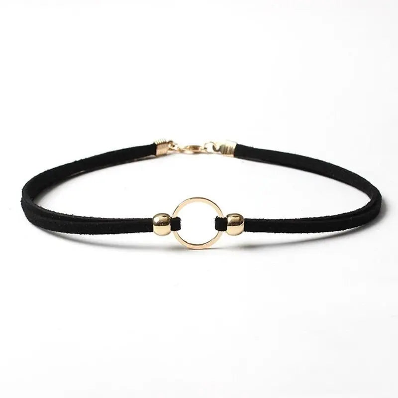 Velvet Choker Necklace for Women Lace Necklace with Pendants Gothic Girl Neck Jewelry - Blade & Thread