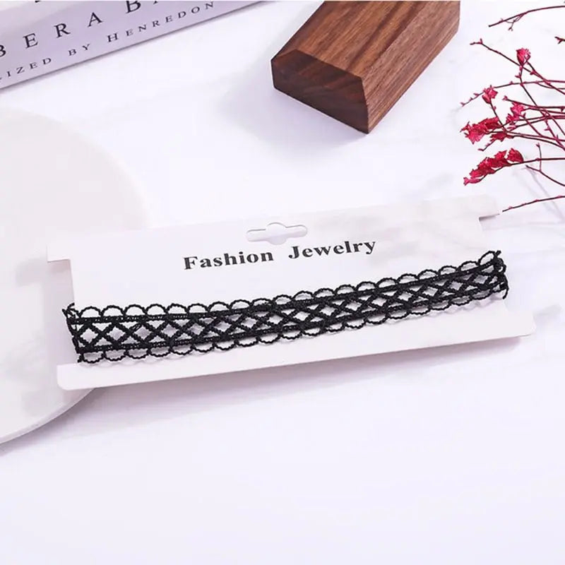 Velvet Choker Necklace for Women Lace Necklace with Pendants Gothic Girl Neck Jewelry nowadaysfashion