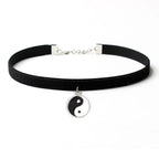 Velvet Choker Necklace for Women Lace Necklace with Pendants Gothic Girl Neck Jewelry nowadaysfashion