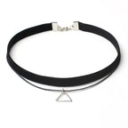 Velvet Choker Necklace for Women Lace Necklace with Pendants Gothic Girl Neck Jewelry nowadaysfashion