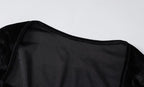 Velvet Mesh Long Sleeve Corset Out Crop Top Ruched Mini Dress 2 Pcs Set Bodycon nowadaysfashion