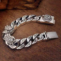 Very domineering retro double leopard men's bracelet nowadaysfashion