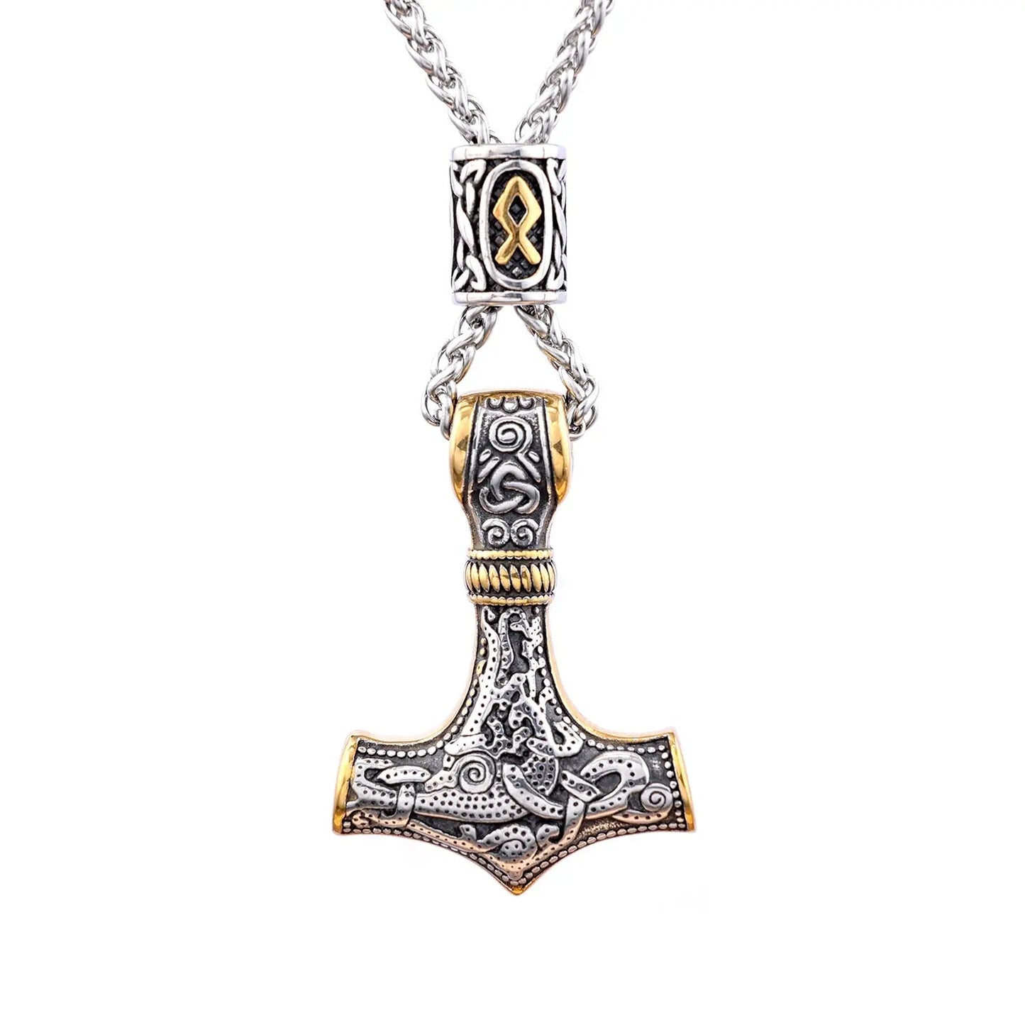 Viking mjolnir necklace - Blade & Thread